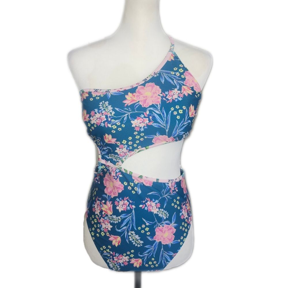 Adore Me NWT Dustin One-Piece Asymmetrical Swimsuit Monokini, M